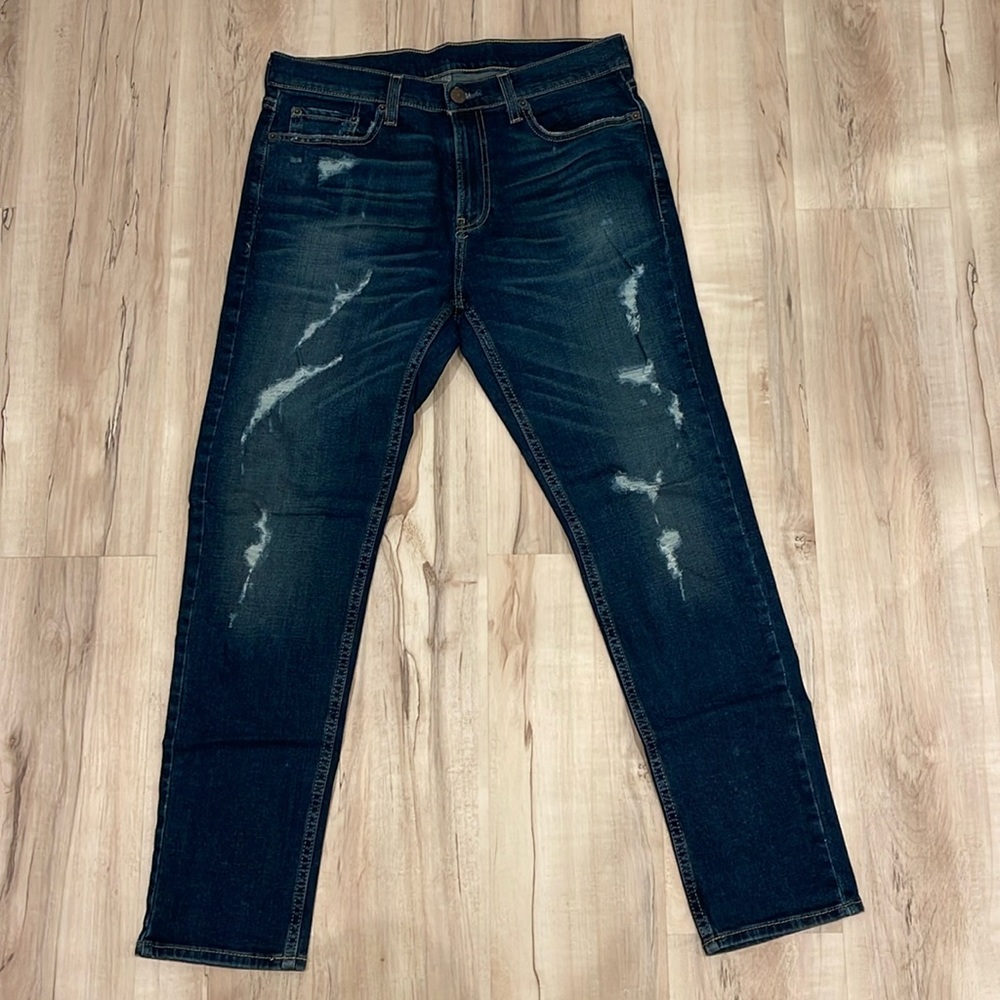 Hollister jeans dark wash size men’s 32x32 athletic skinny fit